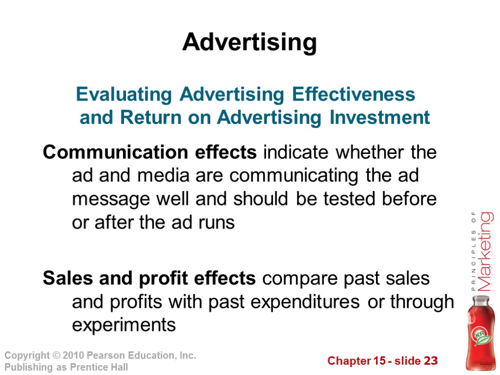 Advertising Communication effects indicate whether the ad and media are communicating the ad message